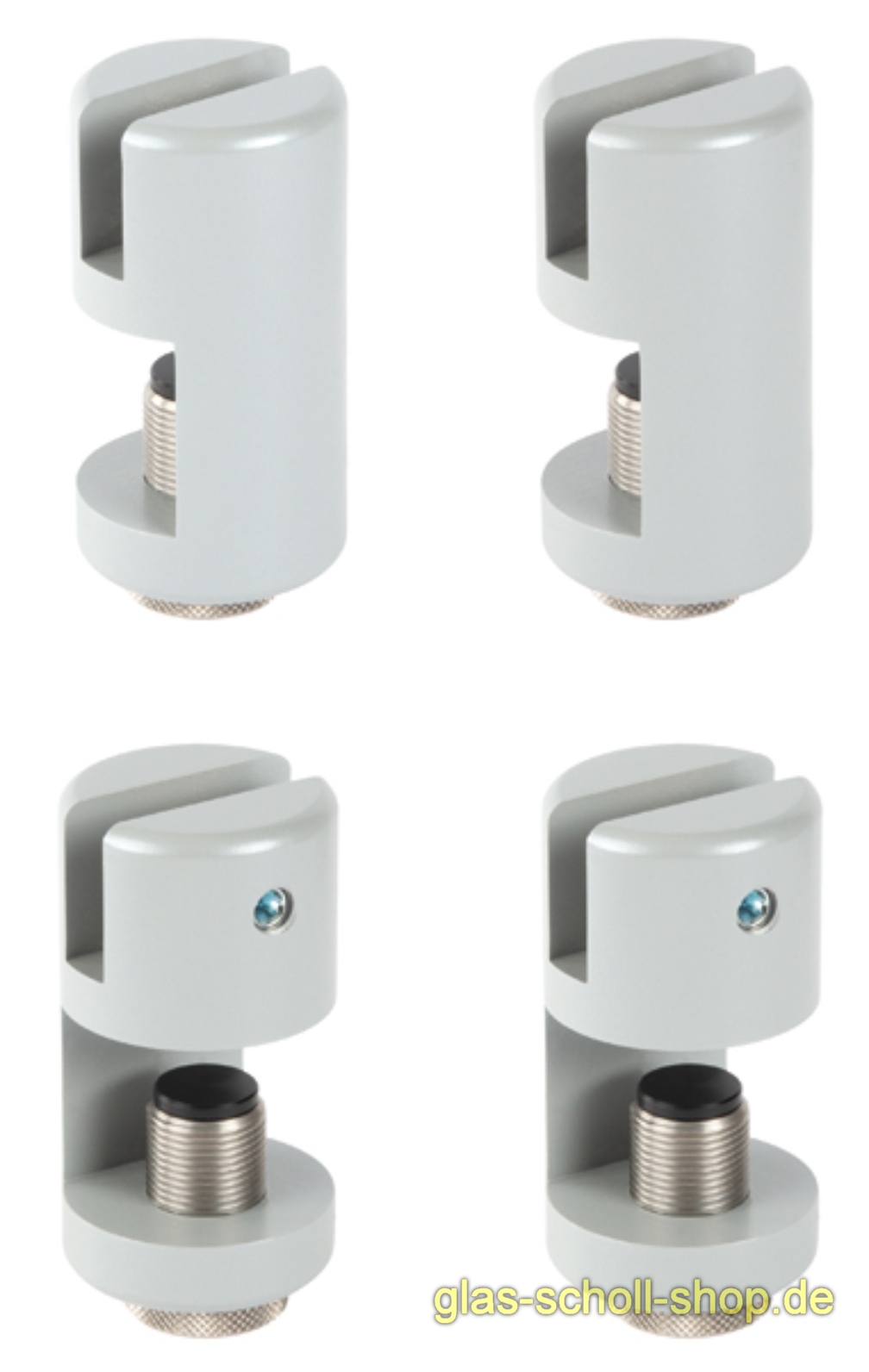 Artikelbild 3 des Artikels “ZWEI Tisch-Klemmfüße für Infektionsschutzscheiben weiß RAL9010 (Paar)“