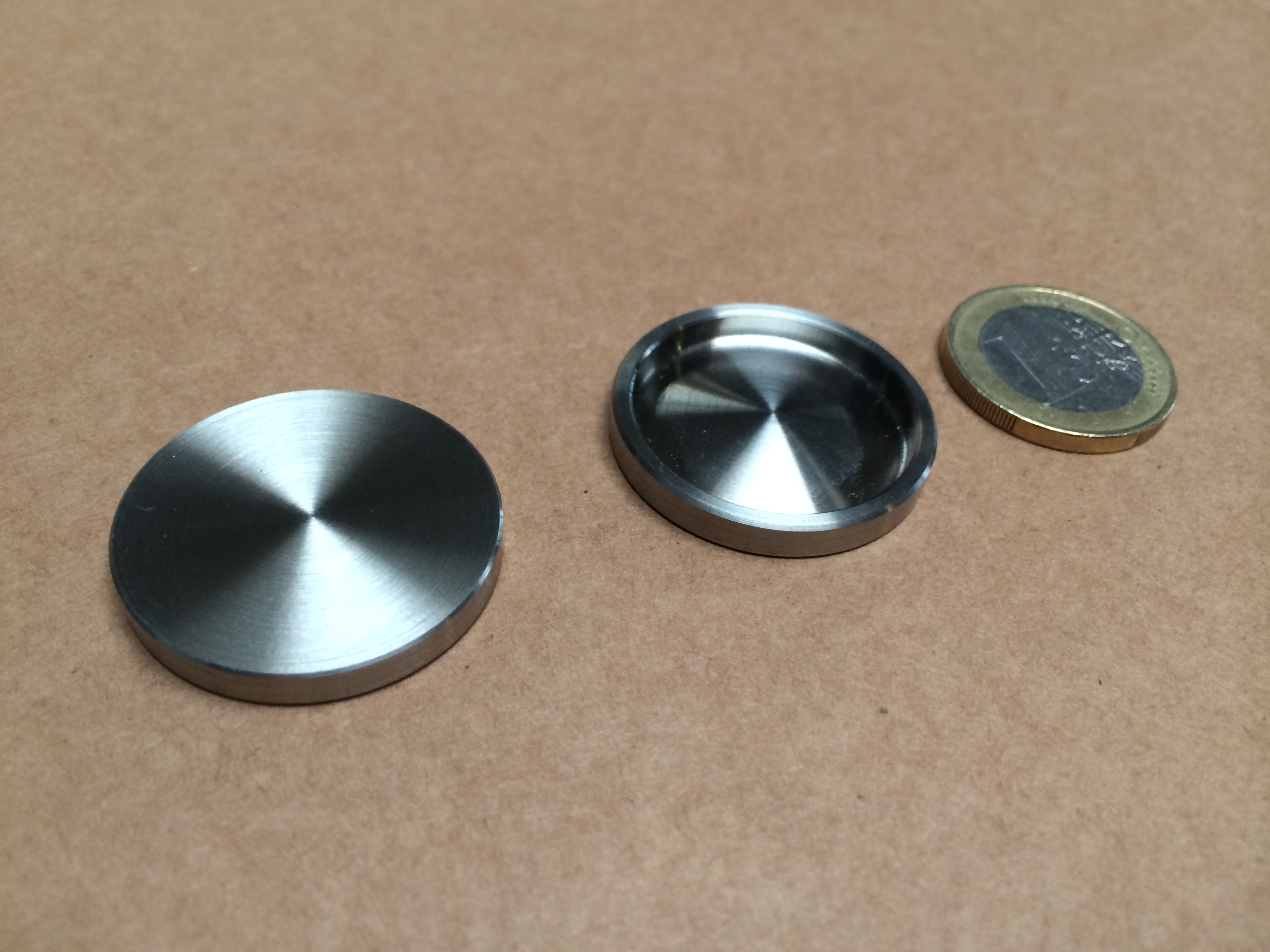 Artikelbild 3 des Artikels “einseitige kleine aufklebbare Edelstahl Griffmuschel d=30 “