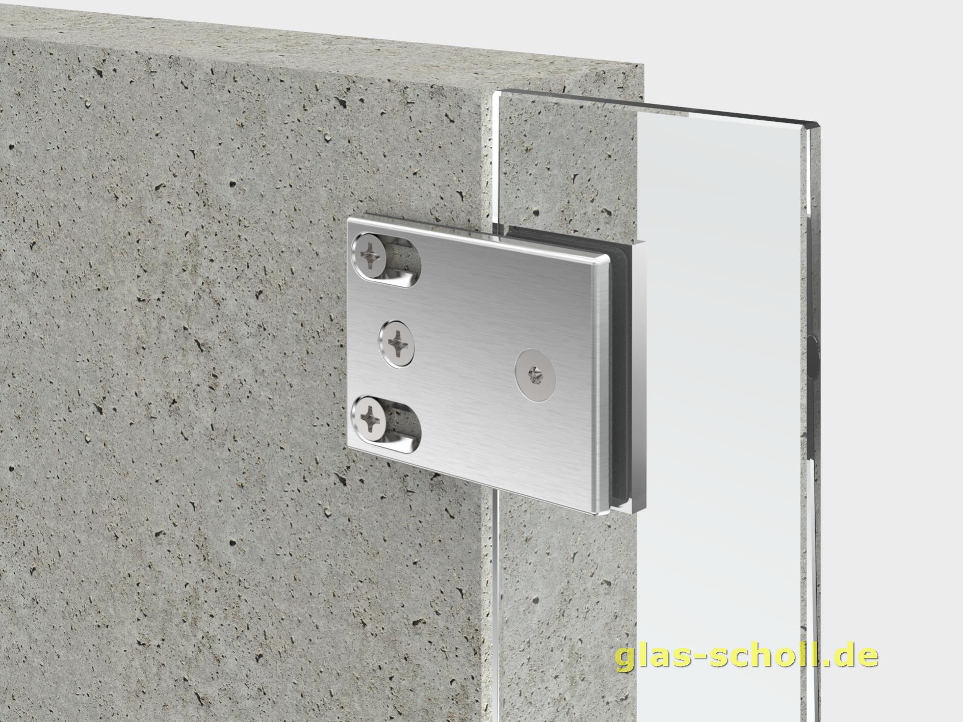 Artikelbild 3 des Artikels “Flamea+ Längsverbinder 180° Glas-Wand (verdeckte Verschraubung) glanzverchromt“