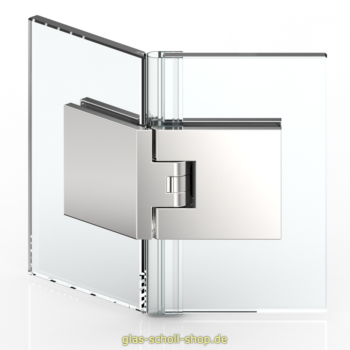 Artikelbild 3 des Artikels “Flamea+ 135° extrastark Glas-Glas Pendel-Duschtürband (verdeckte Verschraubung) “