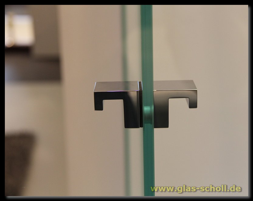 Artikelbild 3 des Artikels “beidseitiger eckiger L-Form Design-Türgriff für Lochbohrung 14mm glanzverchromt“