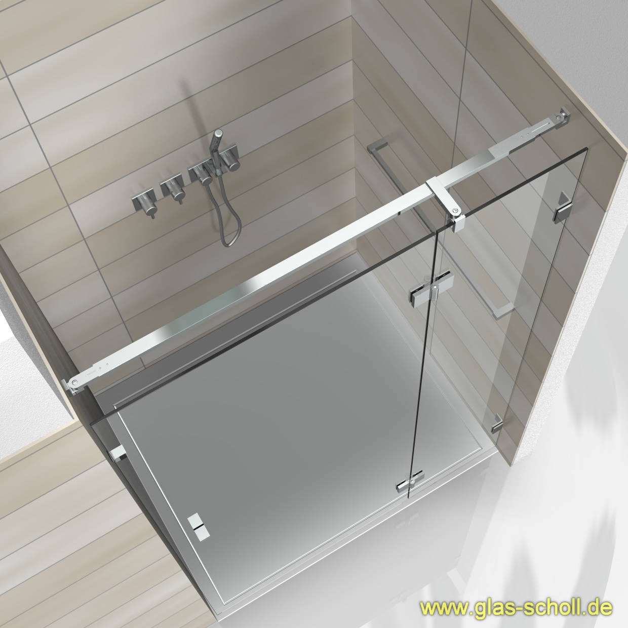 Artikelbild 3 des Artikels “rechteckige Stabilisierungsstange WAND-WAND verstellbar (Länge auswählen) Länge auswählen“