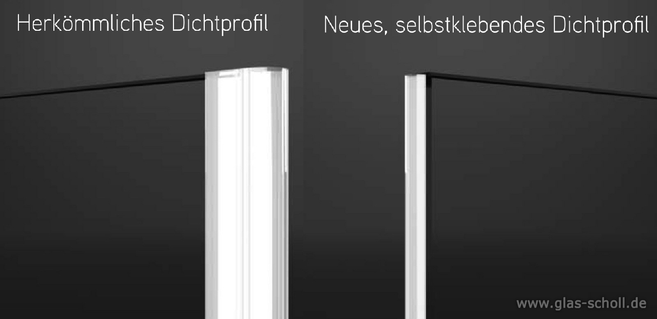 Artikelbild 3 des Artikels “selbstklebende fluchtende 180 Grad Magnet-Duschdichtung (2500mm) 8-12mm Glas “