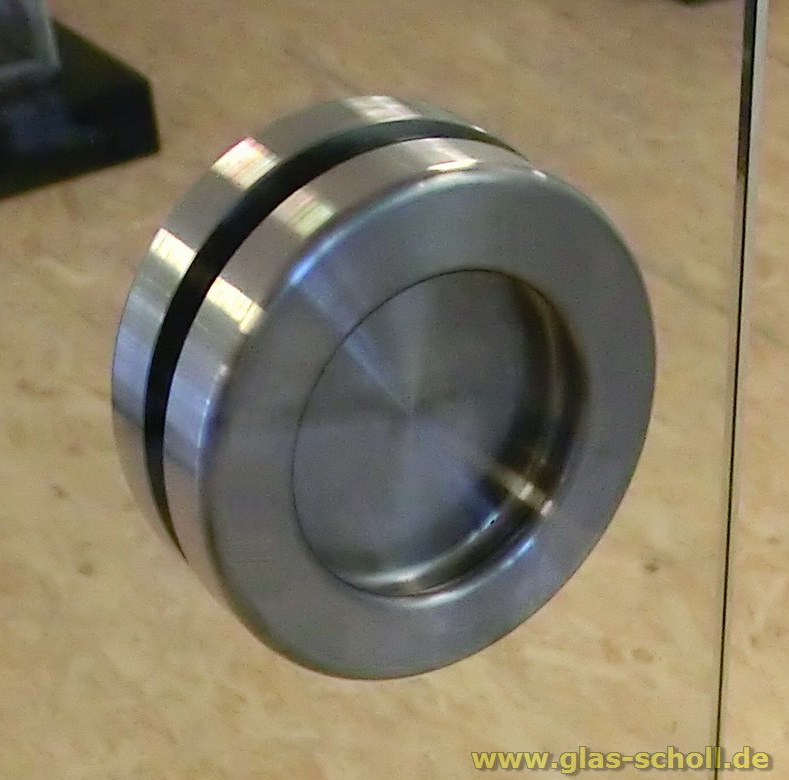 Artikelbild 3 des Artikels “selbstklebende runde Edelstahl Griffmuschel (Paar) (kein Loch nötig) d=64 Edelstahl“