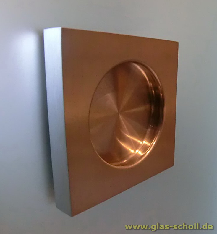 Artikelbild 4 des Artikels “selbstklebende quadratische Edelstahl Griffmuschel (kein Loch nötig) 60x60 “