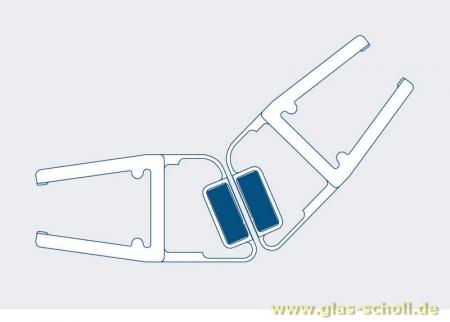 Artikelbild 4 des Artikels “Magnetprofil 135°/Fünfeck (2010mm) Duschdichtung für 6-8mm Glas “