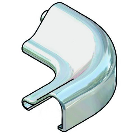 Artikelbild 4 des Artikels “Eckverbinder 90 Grad für unteren geraden Schwallschutz WEISS Duschdichtung “