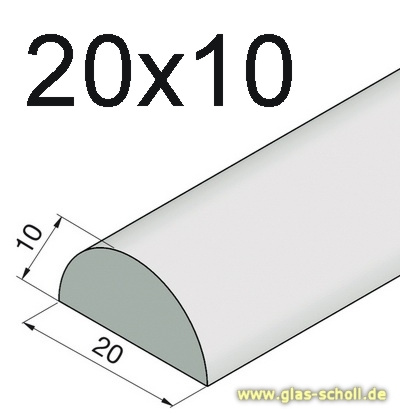 Artikelbild 4 des Artikels “unterer gerader 10mm Acrylstab klar durchsichtig  (2000 mm) Schwallschutz/Duschdichtung “