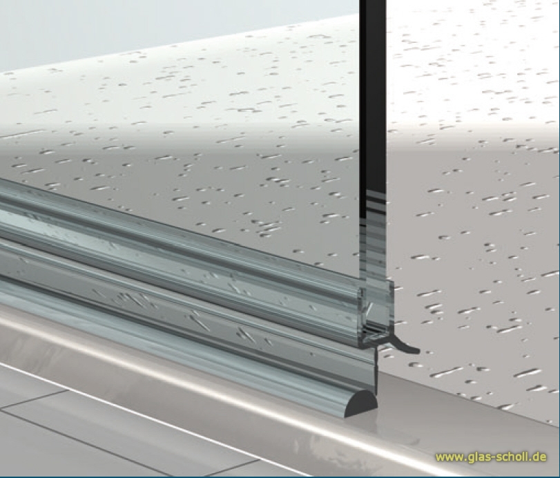 Artikelbild 4 des Artikels “unterer gerader glasklarer 5mm Acrylstab (1000 mm) Schwallschutz (Duschdichtung) “