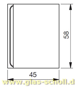 Artikelbild 4 des Artikels “Flamea-Flinter-Nivello-Fluture 90° Glas-Wand Winkelverbinder glanzverchromt“