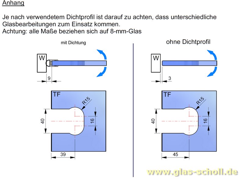 Artikelbild 4 des Artikels “Flamea 90° Glas-Wand Pendel-Duschtürband (verdeckte Anschraublasche) glanzverchromt“