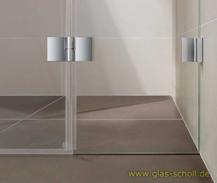 Artikelbild 4 des Artikels “Nivello+ 180° Glas-Glas RECHTS Hebe-Senk flächenbündig Anschlag glanzverchromt“