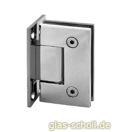 Artikelbild 4 des Artikels “Modesta/Luno Duschpendeltürbeschlag Glas-Wand 90° für 6-12 mm Glas (beidseitige Lasche) glanzverchromt“