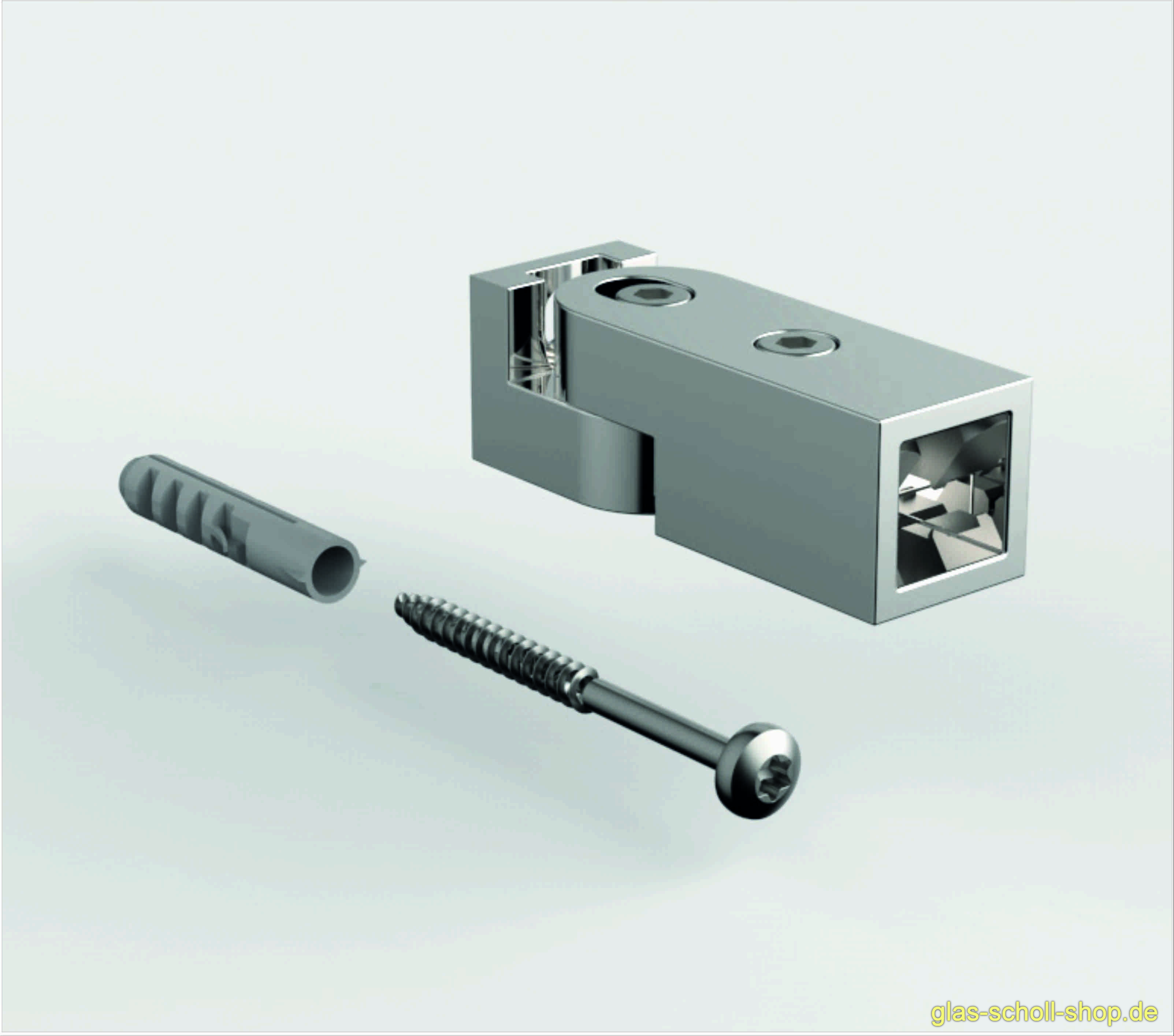 Artikelbild 4 des Artikels “kürzbare drehbare quadr. Stabilisierungsstange 15x15 GLAS-WAND (SET) “