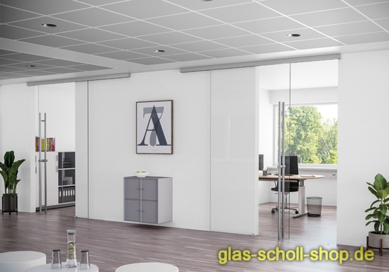 Artikelbild 4 des Artikels “MasterTrack FT 60 Schiebetürsystem inkl. Einzugsdämpfung, 1-flgl. WANDMONTAGE - 2m - Alufarbig E6/EV1“