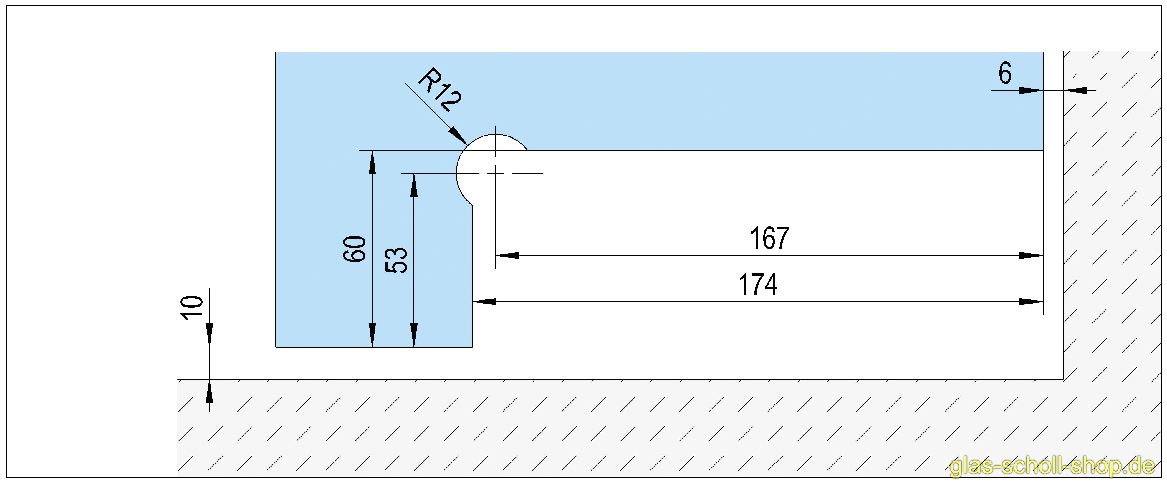 Artikelbild 4 des Artikels “SET Alva selbstschließende Eckbeschlag EN5 für Türen -1,25 m (Set) 90° Feststellung Edelstahl gebürstet“