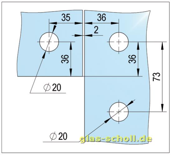 Artikelbild 4 des Artikels “Winkelverbinder mit Anschlag PT61 Edelstahl ähnliche Oberläche“