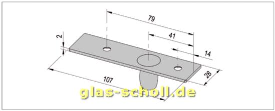 Artikelbild 4 des Artikels “Deckendrehpunkt PT 24 Edelstahl gebürstet“