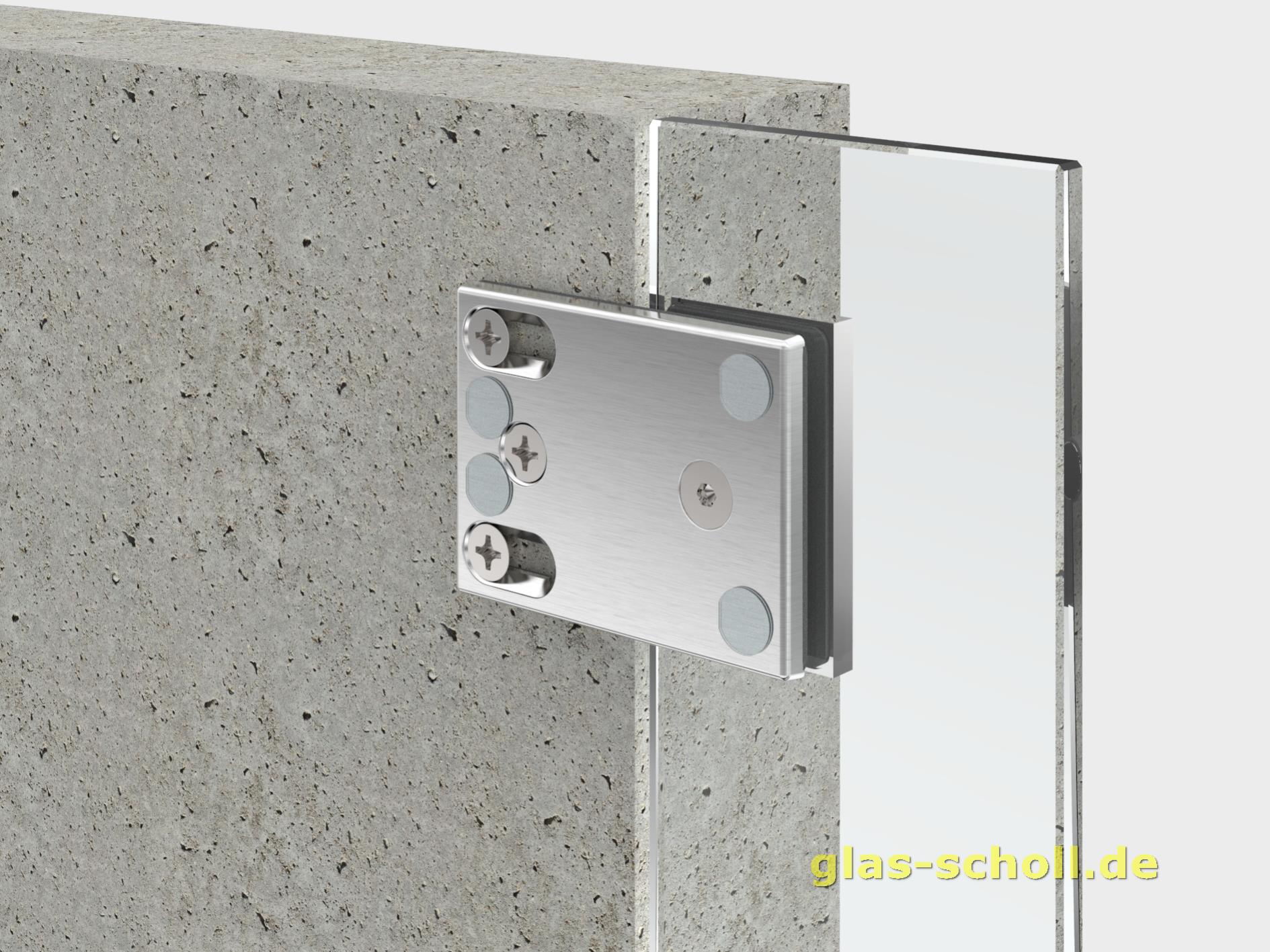 Artikelbild 4 des Artikels “Flamea+ Längsverbinder 180° Glas-Wand (verdeckte Verschraubung) glanzverchromt“