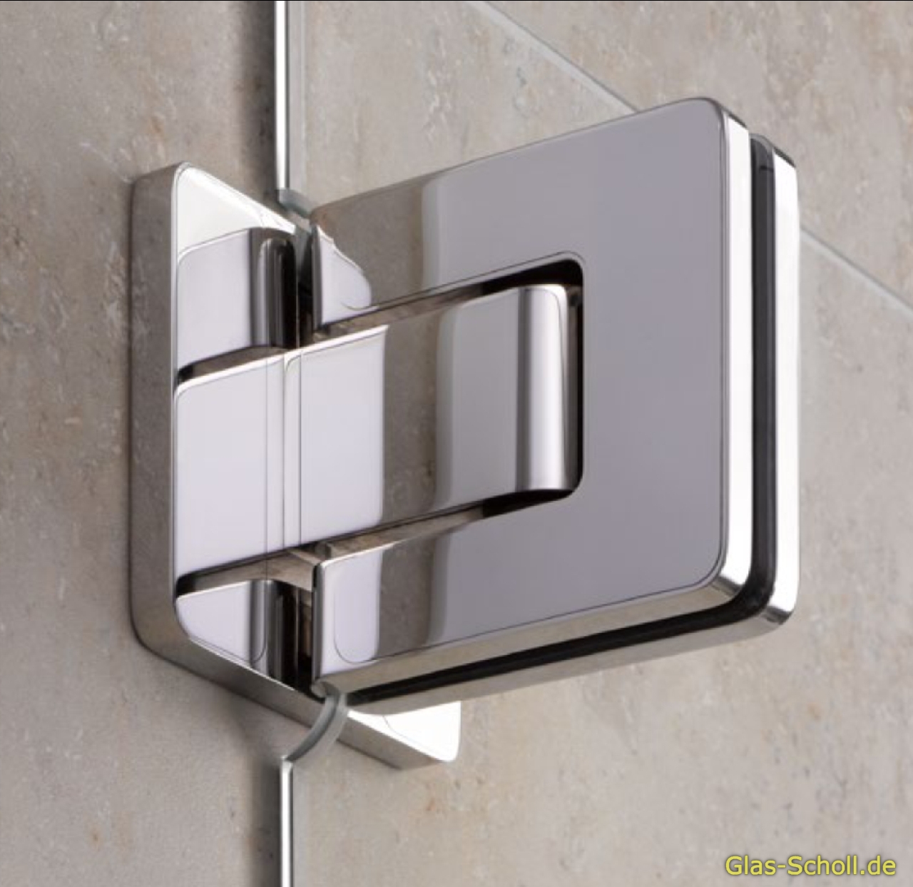 Artikelbild 4 des Artikels “MWE Agitus-L Pendeltürband 90° Glas-Wand beidseitiger Anschraublasche Edelstahl geschliffen“