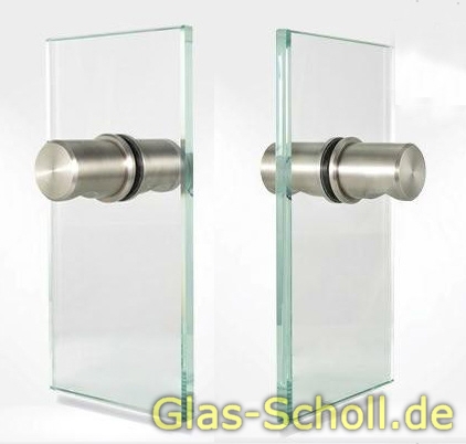 Artikelbild 4 des Artikels “Runder MWE Edelstahl-Türknauf beidseitig d=25/30 Bohrung=16mm Edelstahl geschliffen“