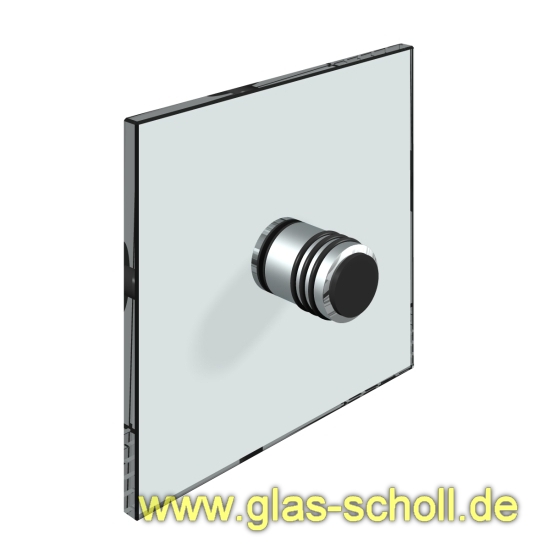 Artikelbild 4 des Artikels “einseitiger Türgriff mit einseitigem Puffer+Gummiringen d=30 Lochbohrung 14mm MS7 glanzverchromt“