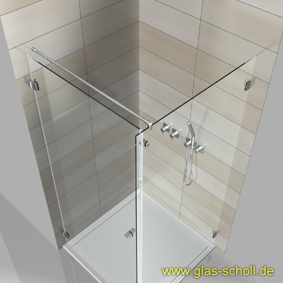 Artikelbild 4 des Artikels “Runde Stabilisierungsstange GLAS-WAND Varianten 0,46-1,5m (kürzbar) 1m glanzverchromt (MS7)“