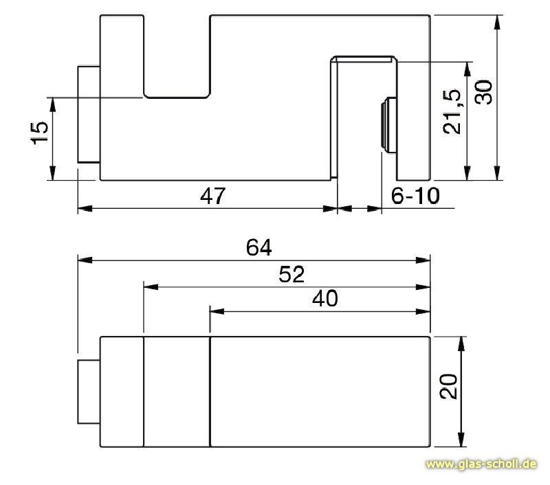 Artikelbild 4 des Artikels “Türanschlagpuffer mit Überdrückungsschutz glanzverchromt“