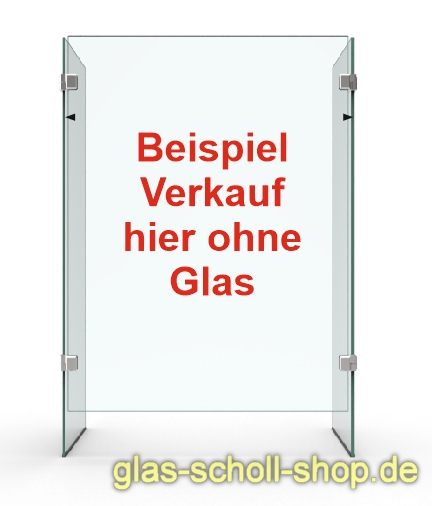Artikelbild 5 des Artikels “SET aus 4x flexibler Glasverbinder für Glasscheiben Edelstahleffekt (4 Stück)“