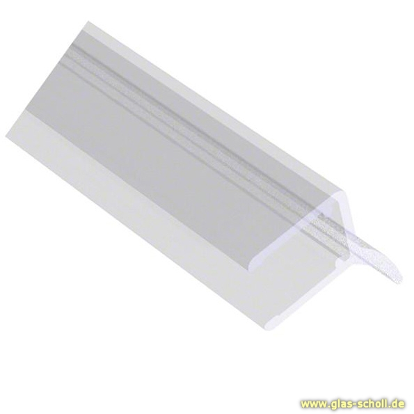 Artikelbild 5 des Artikels “seitl. Dichtprofil mit gebogener Weichlippe 135° (2010mm) Duschdichtung 6-8mm Glas “
