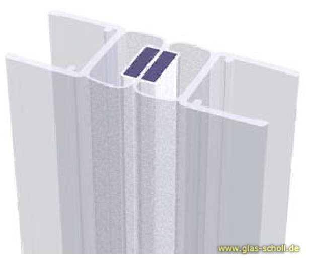 Artikelbild 5 des Artikels “180 Grad (stumpf) Magnet-Duschdichtung für 10-12mm Glas (2500mm) “