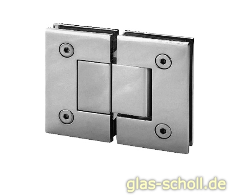 Artikelbild 5 des Artikels “Modesta/Luno Duschpendeltürbeschlag Glas-Glas 180° für 6-12 mm Glas glanzverchromt“