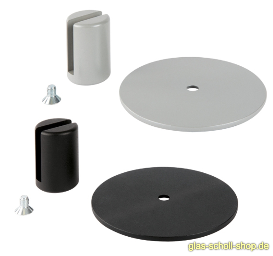 Artikelbild 5 des Artikels “VetroScreen Standfuß weiß RAL9010 (Paar)“