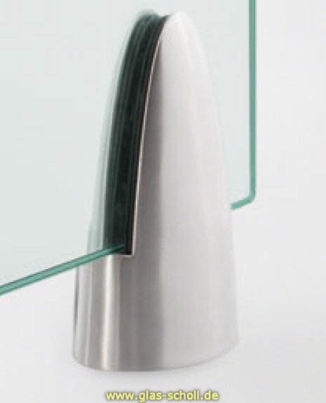 Artikelbild 5 des Artikels “Edelstahl Bodenglasklemme gebürstet für vertikale Glasbefestigung “
