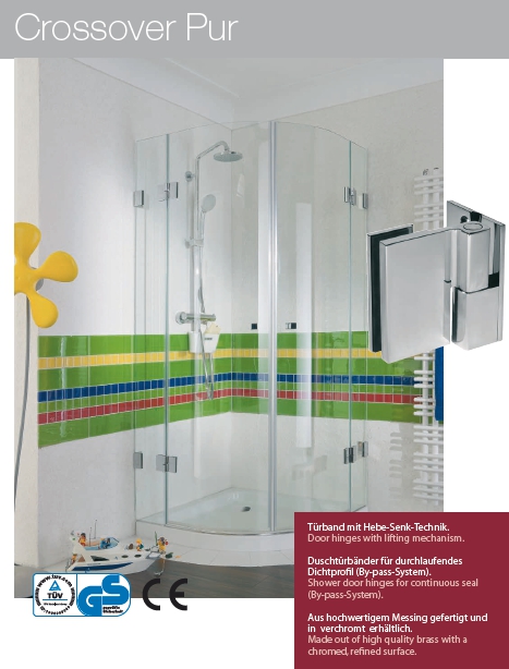 Artikelbild 5 des Artikels “CrossoverPUR 90° Glas-Wand LINKS Hebe-Senk INNENBEFESTIGUNG glanzverchromt“