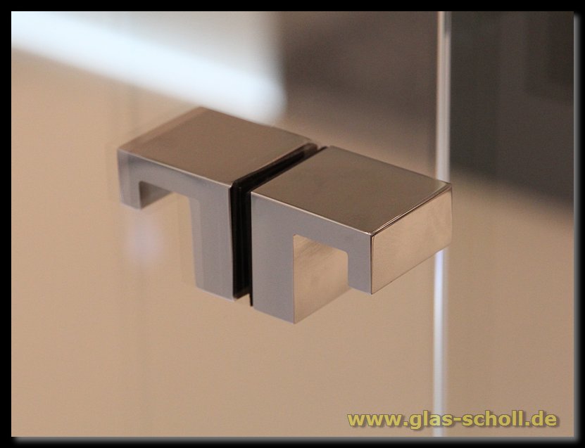 Artikelbild 5 des Artikels “beidseitiger eckiger L-Form Design-Türgriff für Lochbohrung 14mm glanzverchromt“