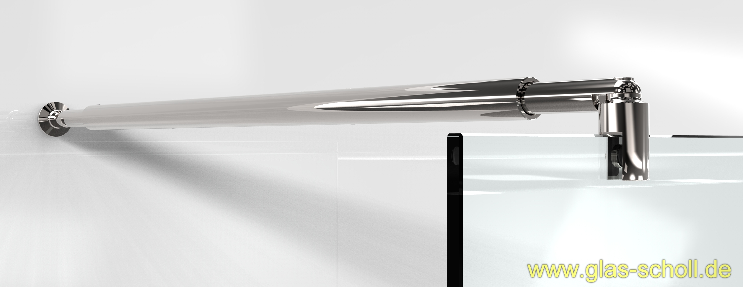 Artikelbild 5 des Artikels “flexibel Stabistange rund 780-940 mm (verstellbar) genial für Dachschräge glanzverchromt (MS7)“