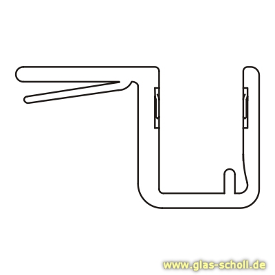 Artikelbild 6 des Artikels “Anschlagdichtung 90° (2500mm) für 10 Glas “