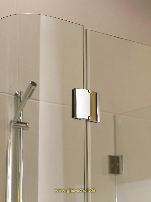 Artikelbild 6 des Artikels “Papillon 180° Glas-Glas Duschtür-Anschlagband (selbstschl. Magnettechnik) glanzverchromt“