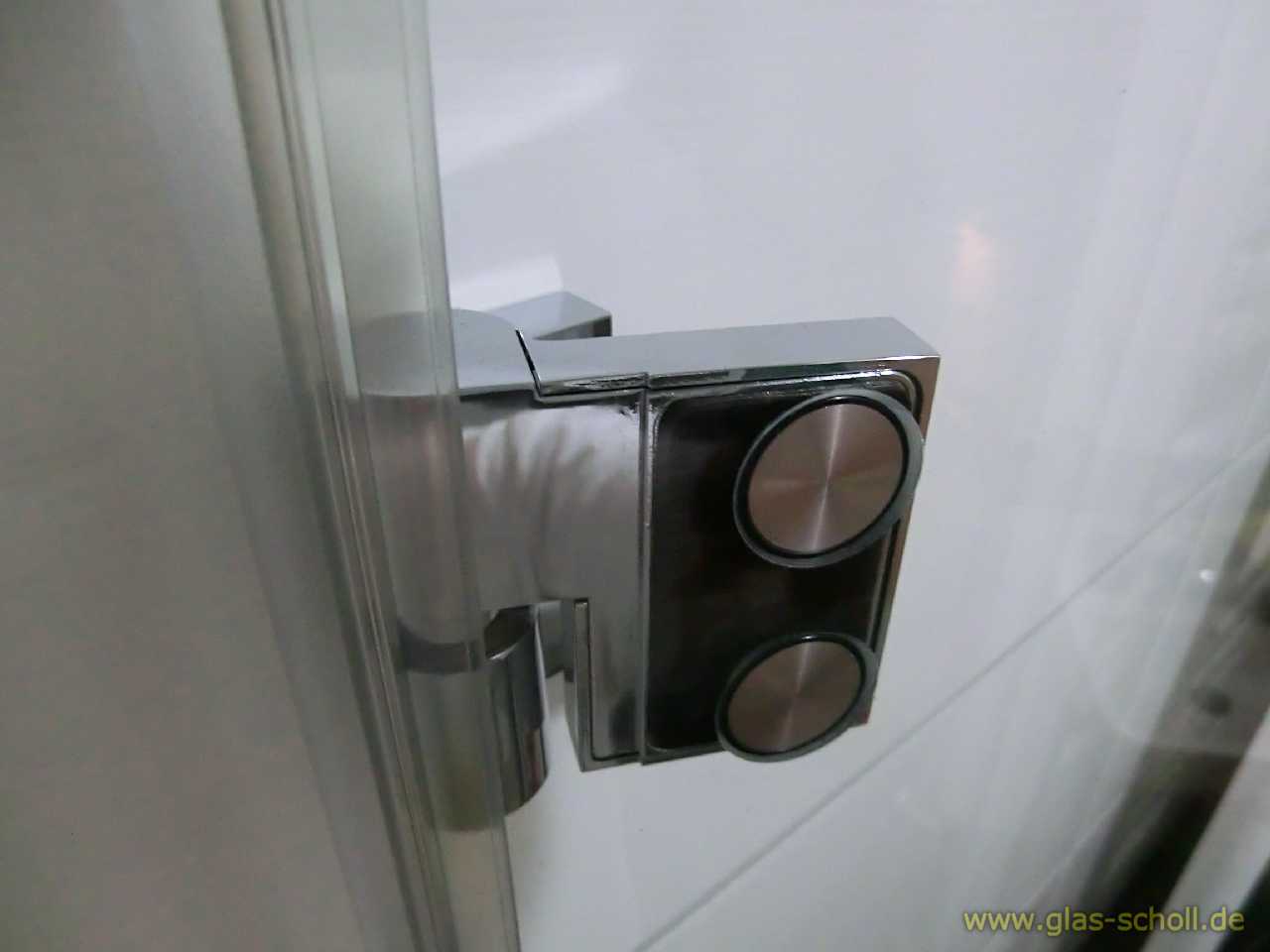 Artikelbild 6 des Artikels “Nivello+ 90° Glas-Wand RECHTS Hebe-Senk AUSSENBEFESTIGUNG flächenbündig Anschlag glanzverchromt“