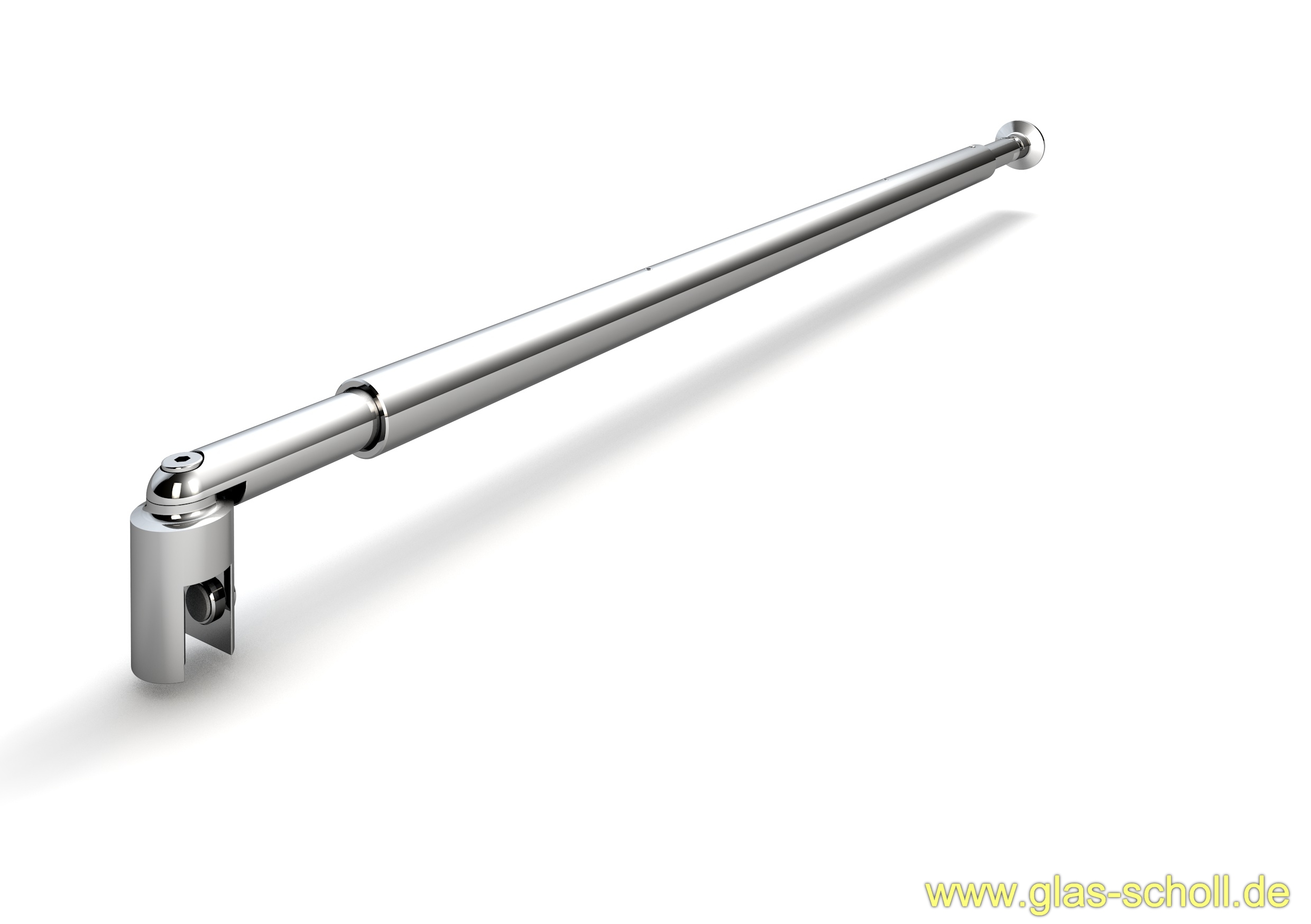 Artikelbild 6 des Artikels “flexibel Stabistange rund 780-940 mm (verstellbar) genial für Dachschräge glanzverchromt (MS7)“