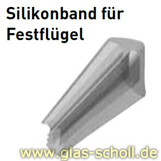Artikelbild 6 des Artikels “Boden-Wand-Profil mit Silikonband (U-Profil) silber matt“