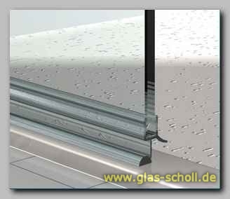 Artikelbild 6 des Artikels “unteres Wasserabweisprofil mit 135° Lippe (2500mm) Duschdichtung für 10-12mm Glas “