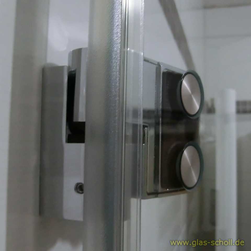 Artikelbild 7 des Artikels “Nivello+ 90° Glas-Wand RECHTS Hebe-Senk AUSSENBEFESTIGUNG flächenbündig Anschlag glanzverchromt“