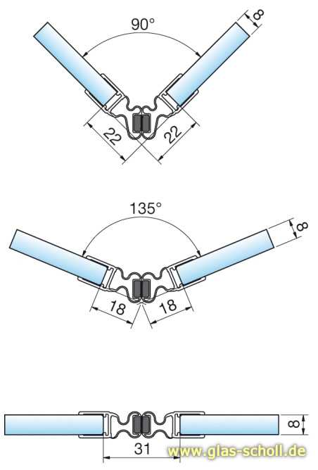 Artikelbild 7 des Artikels “FLEXIBLES Sonder-Magnetprofil 90-180°(2500mm)  6-8mm “